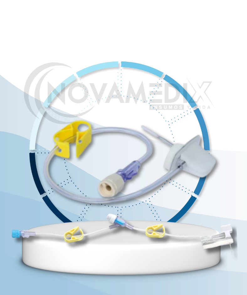 Aguja Gripper 20G x 19 mm con Adaptador en Y | Unidad – Novamedix