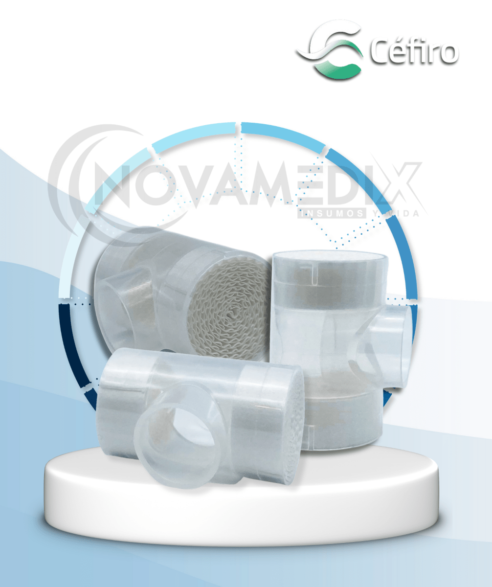 Filtro HME para Traqueostomía sin Puerto x 10Unds - Filtro HME para traqueostomía