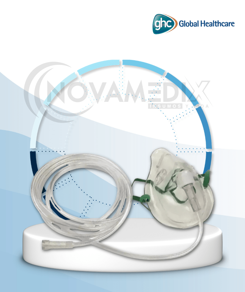 Mascarilla Oxígeno GHC con Tubo Adulto/Pediátrica Terapia Respiratoria - Respiratorio / Vía Aérea