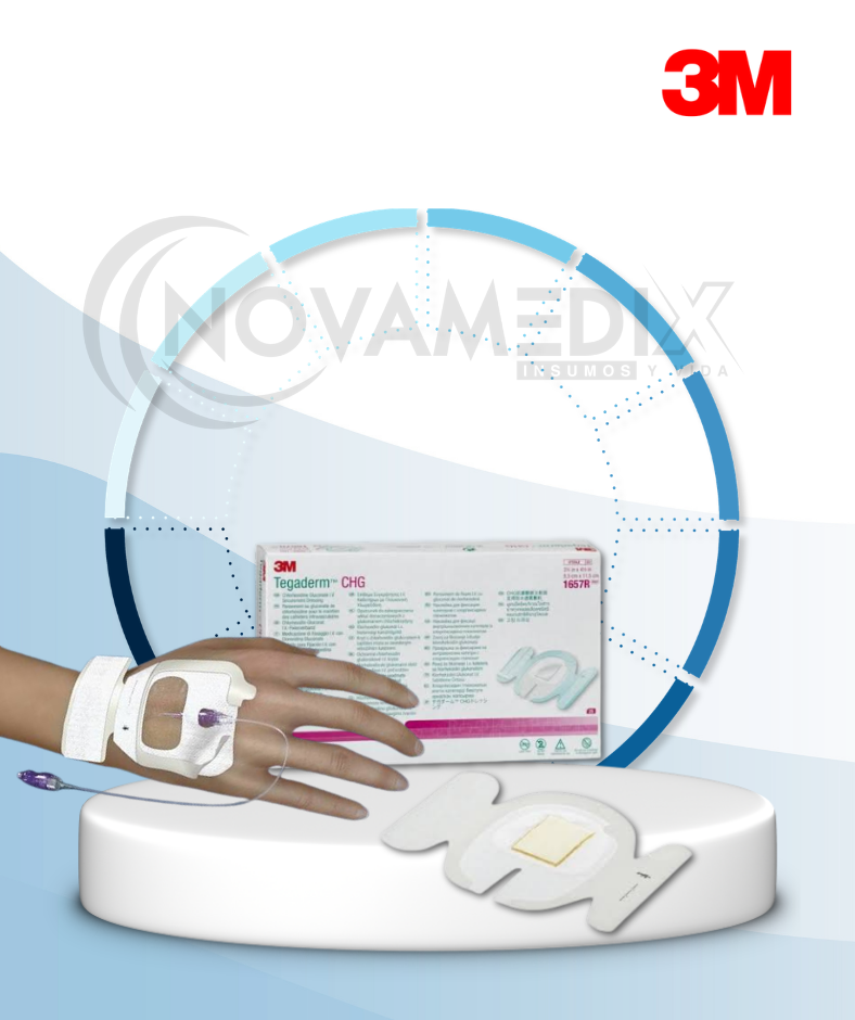Apósito Fijador de Catéter IV 3M™ Tegaderm™ Advanced | Pack 10