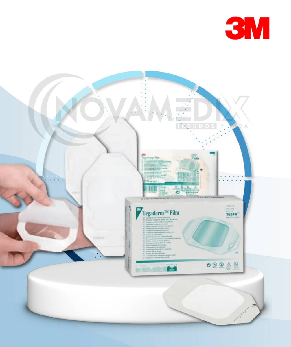 Apósito Transparente 3M Tegaderm Film Estéril | Protección de Heridas y Fijación - Apósitos Transparentes