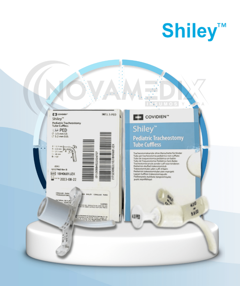 Cánula de traqueostomía Ped/Neo sin Cuff Shiley - Insumos médicos / Traqueotomía