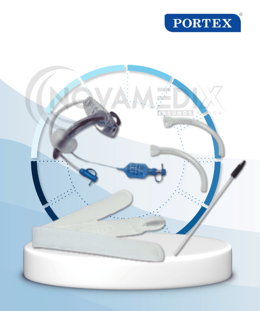 Kit Cánula de Traqueostomía con Cuff y Aspiración Subglótica Blue Line Ultra® l Portex - Insumos y Accesorios de Traqueostomía