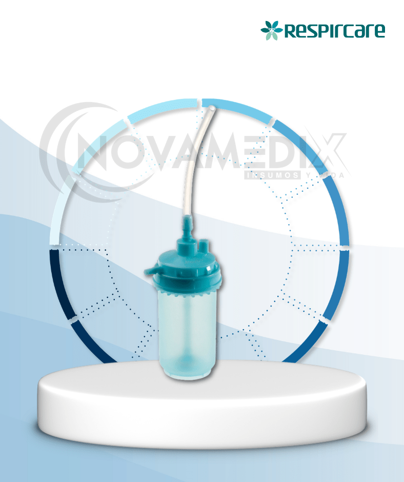 Vaso Humidificador AO5W Respircare® | Repuesto para Concentrador de Oxígeno - Equipos Médicos